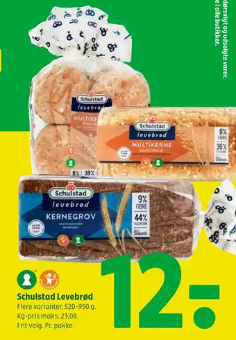 Coop 365 Schulstad levebrød tilbud