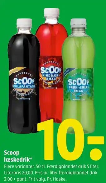 Coop 365 Scoop læskedrik tilbud