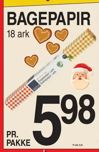 ABC Lavpris Bagepapir tilbud