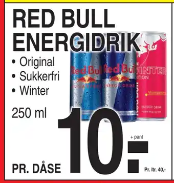 ABC Lavpris Red bull energidrik tilbud