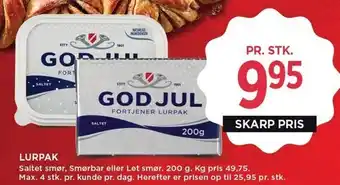 MENY Lurpak tilbud