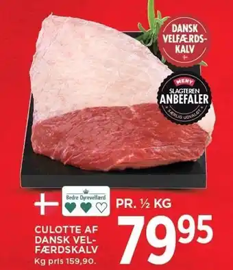 MENY Culotte af dansk velfærdskalv tilbud