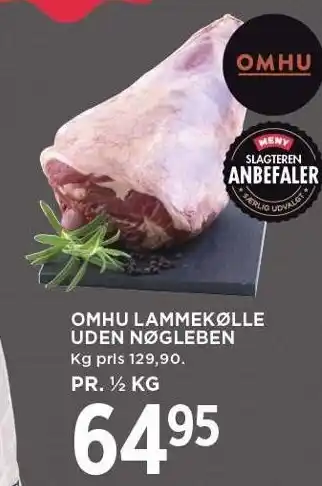 MENY Omhu lammekølle uden nøgleben tilbud