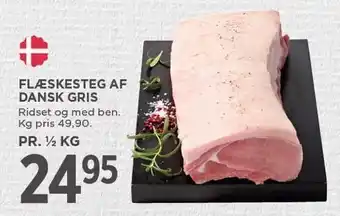 MENY Flæskesteg af dansk gris tilbud