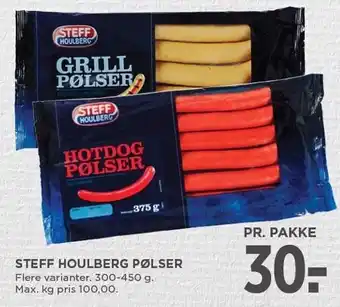 MENY Steff houlberg pølser tilbud