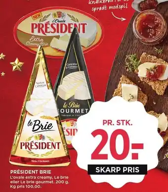 MENY Président brie tilbud