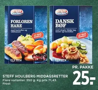 MENY Steff houlberg middagsretter tilbud