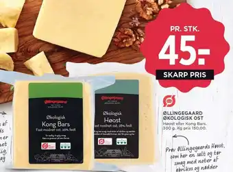 MENY Øllingegaard økologisk ost tilbud