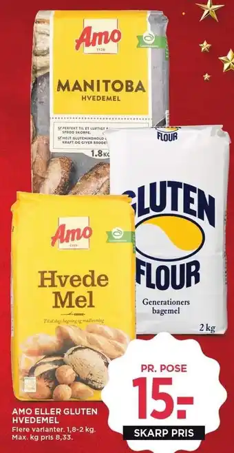 MENY Amo eller gluten hvedemel tilbud