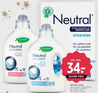 Neutral vask