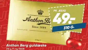Bilka Anthon berg guldæske tilbud