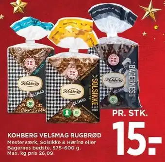 MENY Kohberg velsmag rugbrød tilbud