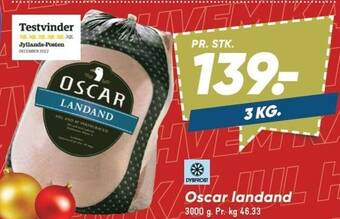 Bilka Oscar landand tilbud