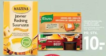 MENY Knorr bouillon, fond du chef el. maizena tilbud