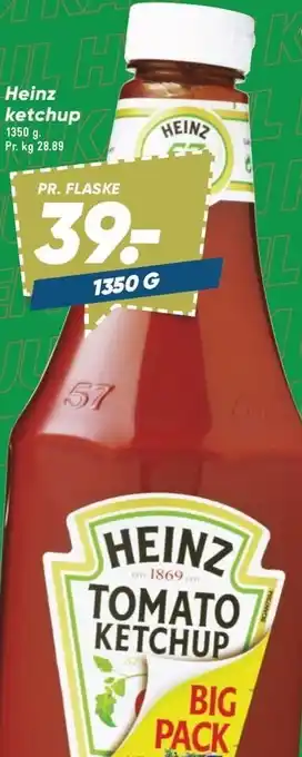 Bilka Heinz ketchup tilbud