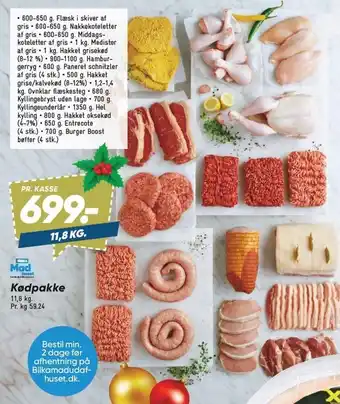Bilka Kødpakke tilbud