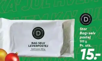 Bilka Stor bag-selv postej tilbud