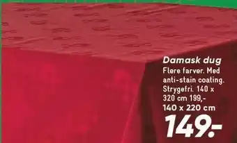 Bilka Damask dug tilbud