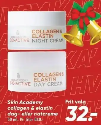 Skin academy collagen & elastin dag- eller natcreme