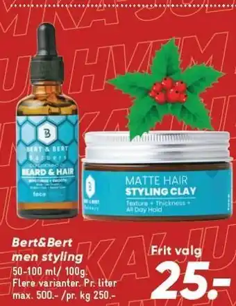 Bilka Bert & bert men styling tilbud