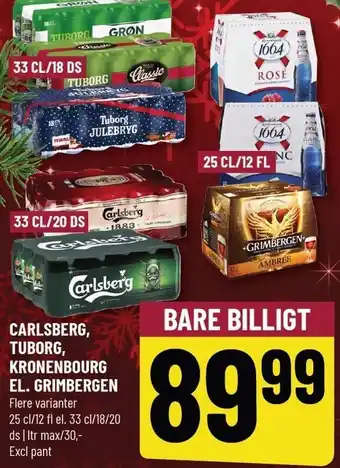 Løvbjerg Carlsberg, tuborg, kronenbourg el. grimbergen tilbud