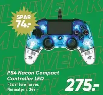 Bilka Ps4 nacon compact controller led tilbud