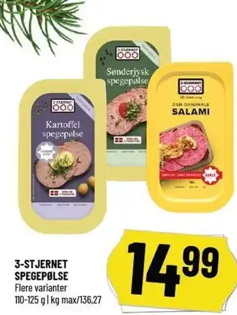 Løvbjerg 3-stjernet spegepølse tilbud