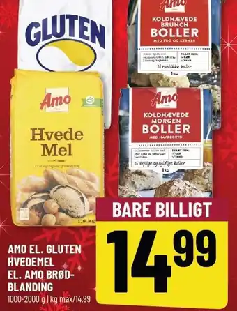 Løvbjerg Amo el. gluten hvedemel el. amo brødblanding tilbud