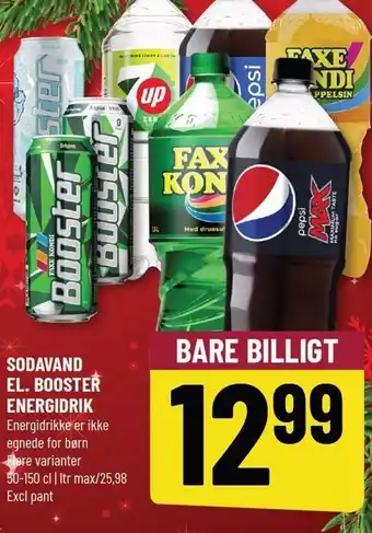 Løvbjerg Sodavand el. booster energidrik tilbud