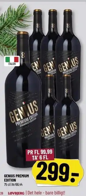 Løvbjerg Genius premium edition tilbud