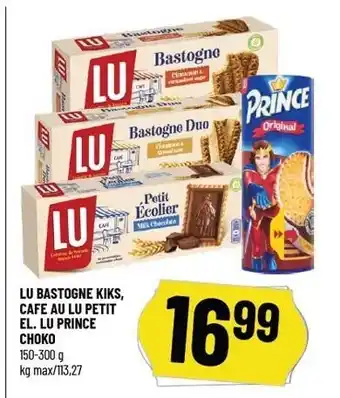 Løvbjerg Lu bastogne kiks, cafe au lu petit el. lu prince choko tilbud