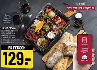 Løvbjerg Luksus tapas tilbud
