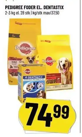 Løvbjerg Pedigree foder el. dentastix tilbud