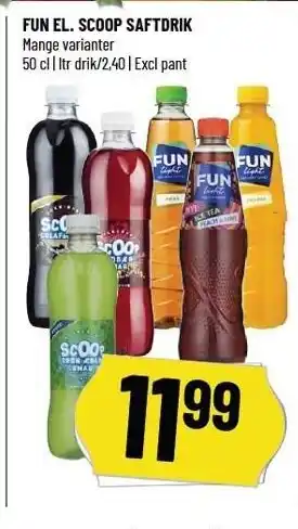 Løvbjerg Fun el. scoop saftdrik tilbud