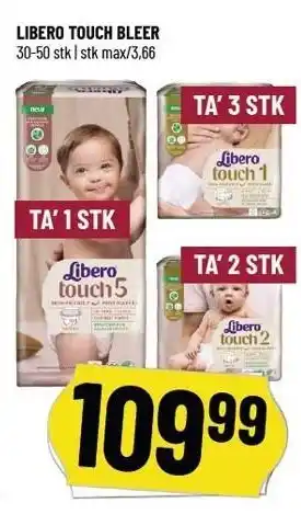 Løvbjerg Libero touch bleer tilbud