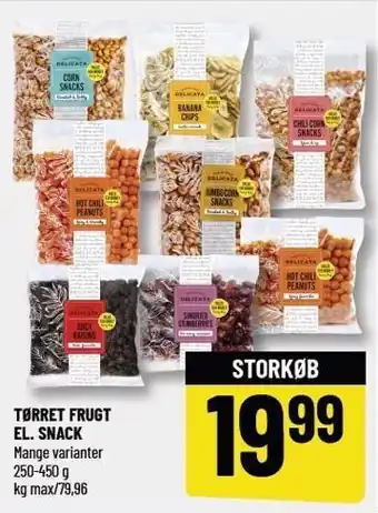 Løvbjerg Tørret frugt el. snack tilbud