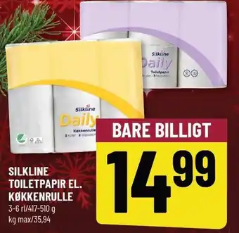 Løvbjerg Silkline toiletpapir el. køkkenrulle tilbud