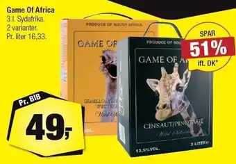 Game of africa