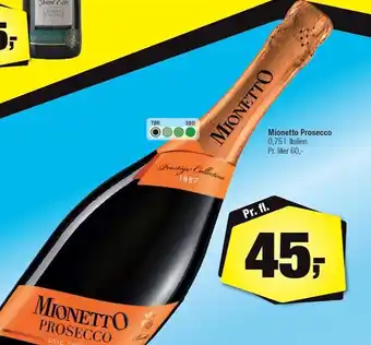 Calle Mionetto prosecco tilbud