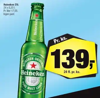 Calle Heineken 5% tilbud