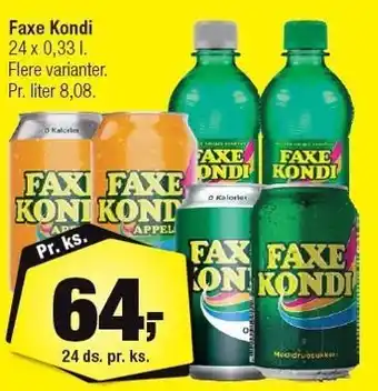 Calle Faxe kondi 24 x 0,33 l tilbud