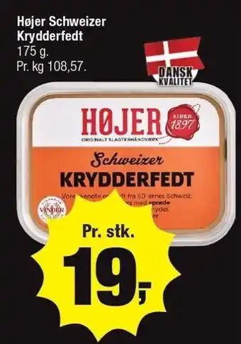 Calle Højer schweizer krydderfedt tilbud