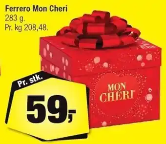 Calle Ferrero mon cheri 283 g tilbud