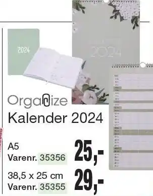 Harald Nyborg Organize kalender 2024 tilbud