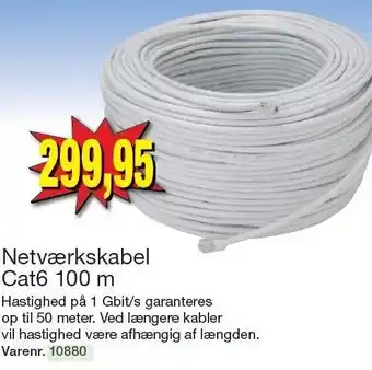 Harald Nyborg Netværkskabel cat6 100 m tilbud