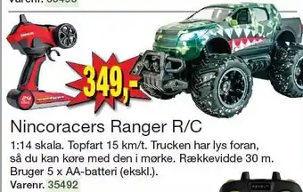 Harald Nyborg Nincoracers ranger r/c tilbud