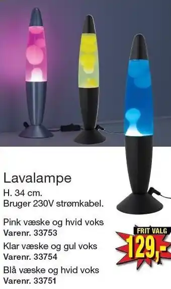 Harald Nyborg Lavalampe tilbud