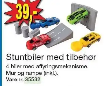 Harald Nyborg Stuntbiler med tilbehør tilbud