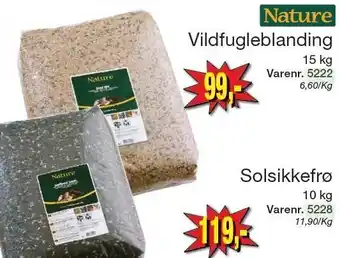 Harald Nyborg Nature vildfugleblanding eller solsikkefrø tilbud
