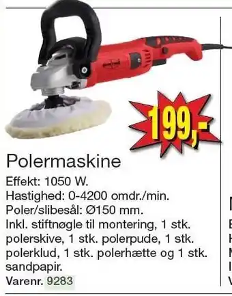 Harald Nyborg Polermaskine tilbud